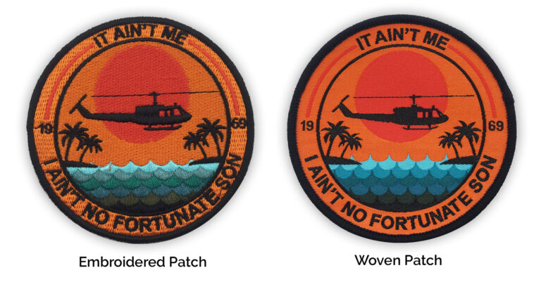 Woven Badges vs Embroidered Badges: What’s the Difference?